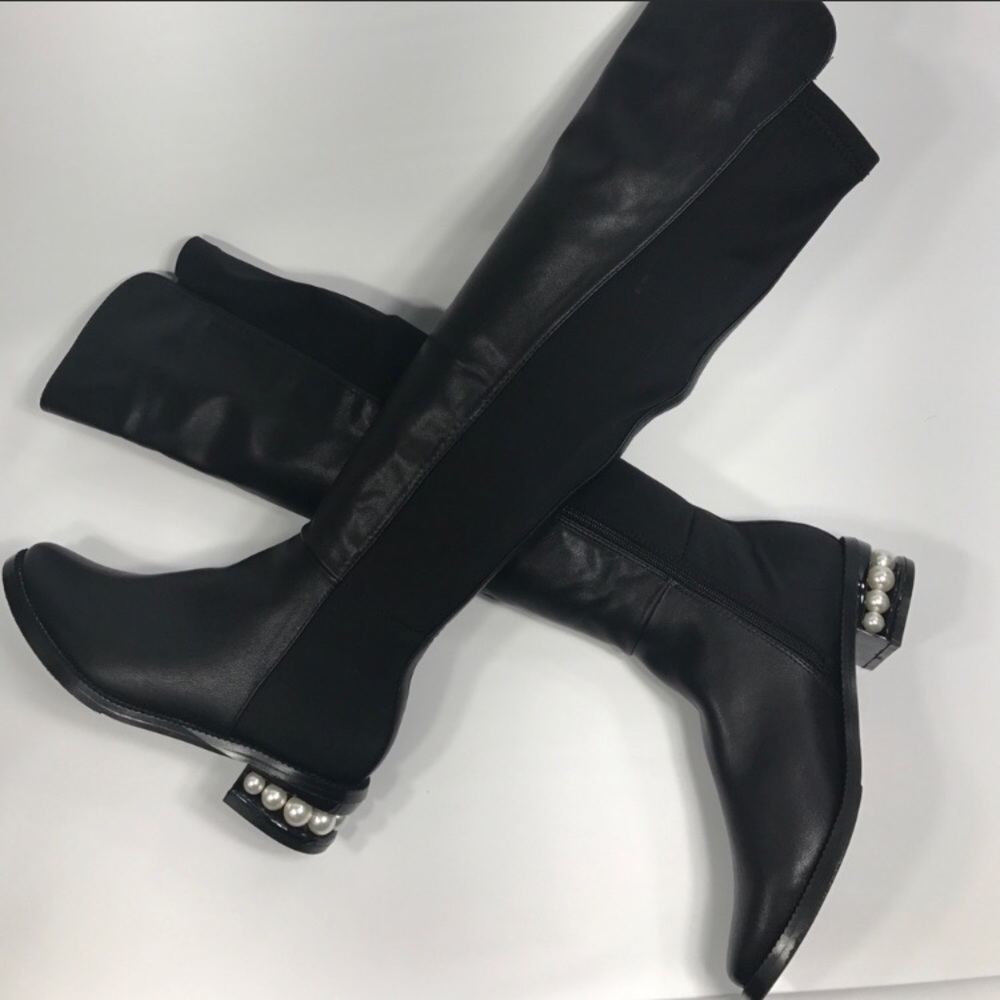 Catherine Melandrino Tallie Leather Boot Size 7